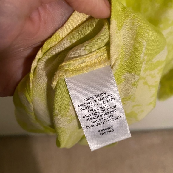 Yellow tie-dye mini dress - Picture 8 of 8